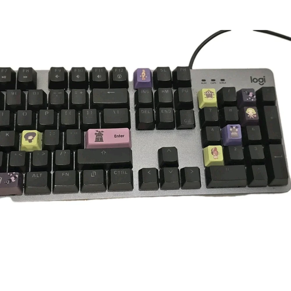 Logitech K845 Wired Mechanical Keyboard Tested‎ Custom Keycaps RGB ⌨️